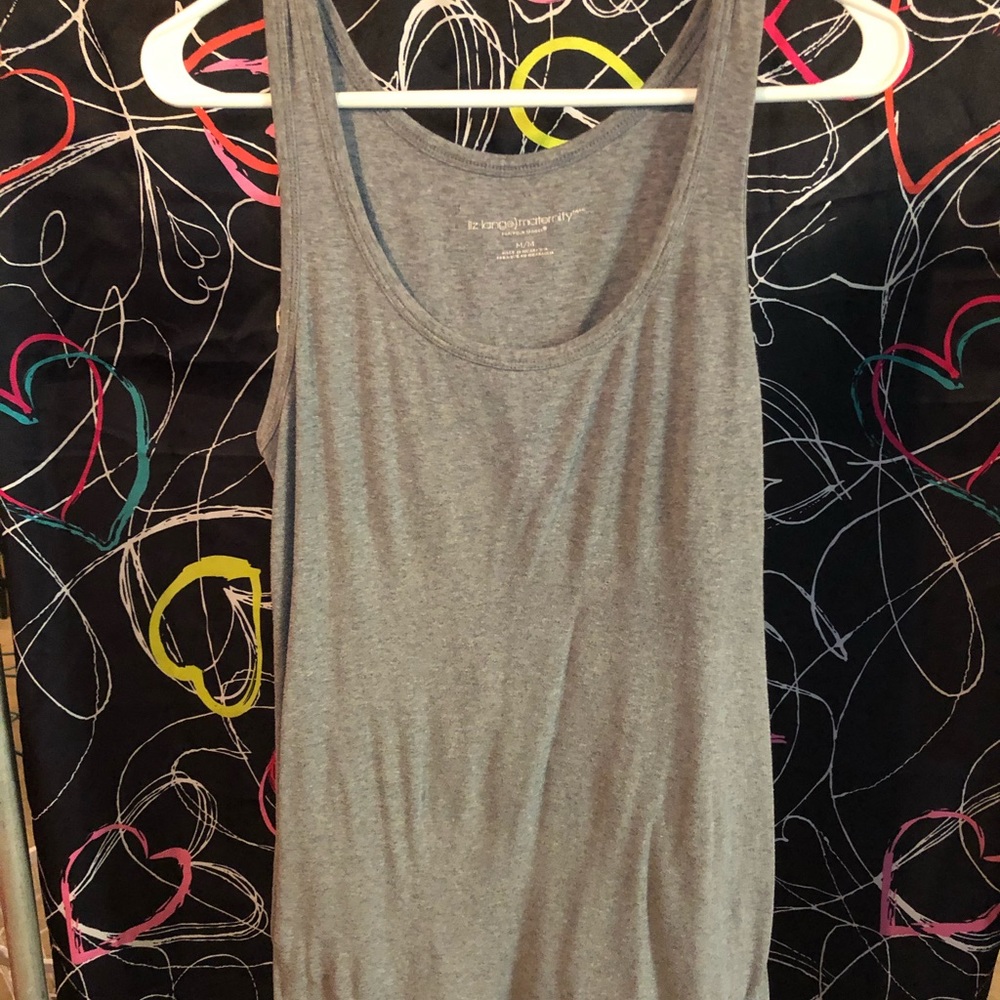 Medium maternity grey tank top